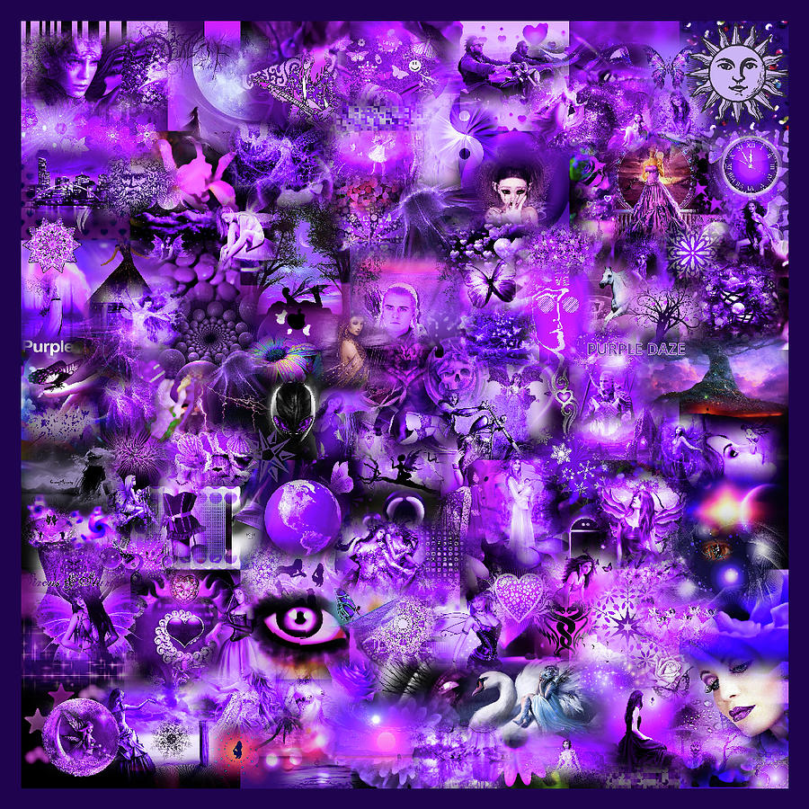 Purple Daze Digital Art by Peter Moore - Pixels