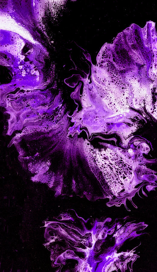 Purple Dissonance Painting