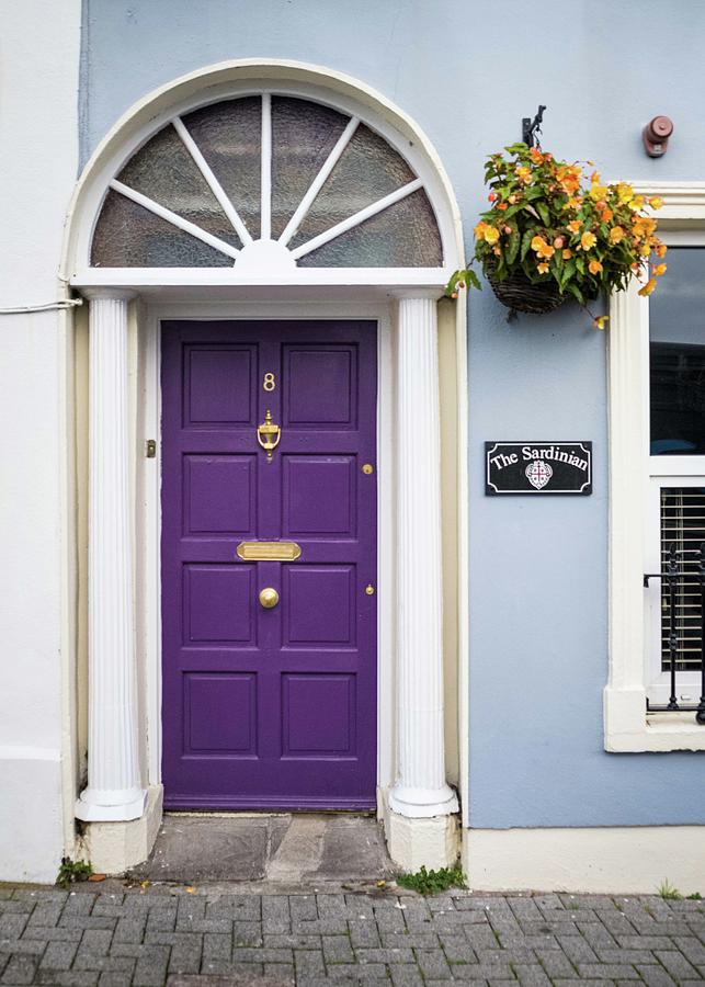 Purple door Photograph by Matt MacMillan
