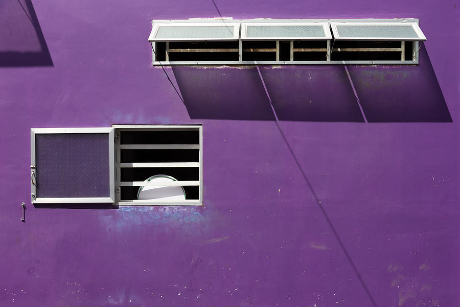 Purple facade - Can Tho / Vietnam Photograph by Christian Beirle González