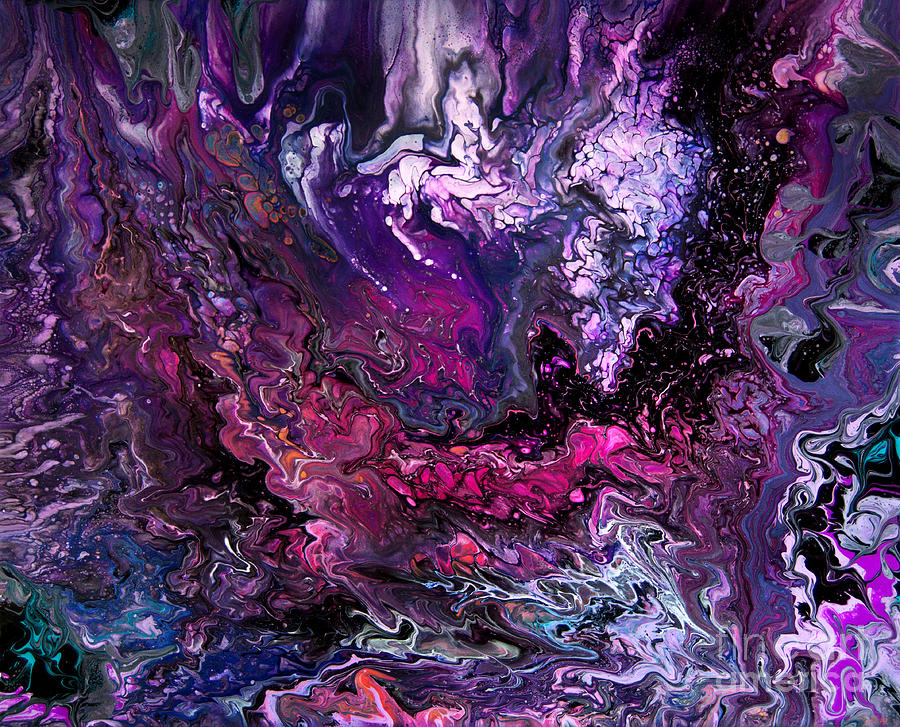 Purple Galaxy View 7668 Painting