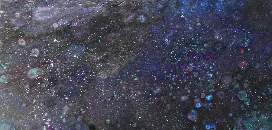 Purple Galaxy full painting Painting by Kristen White | Fine Art America