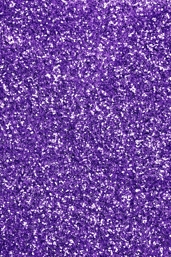 Purple Glitter Background Photograph by Powerofforever