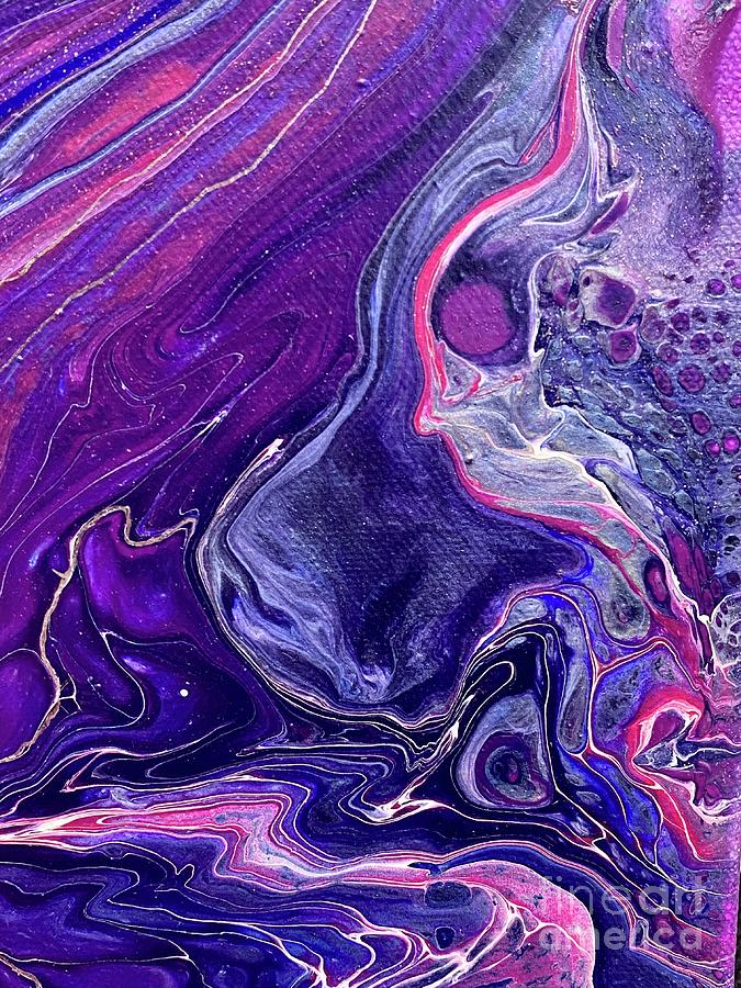 Purple haze Painting by Adrianne Taravel | Fine Art America