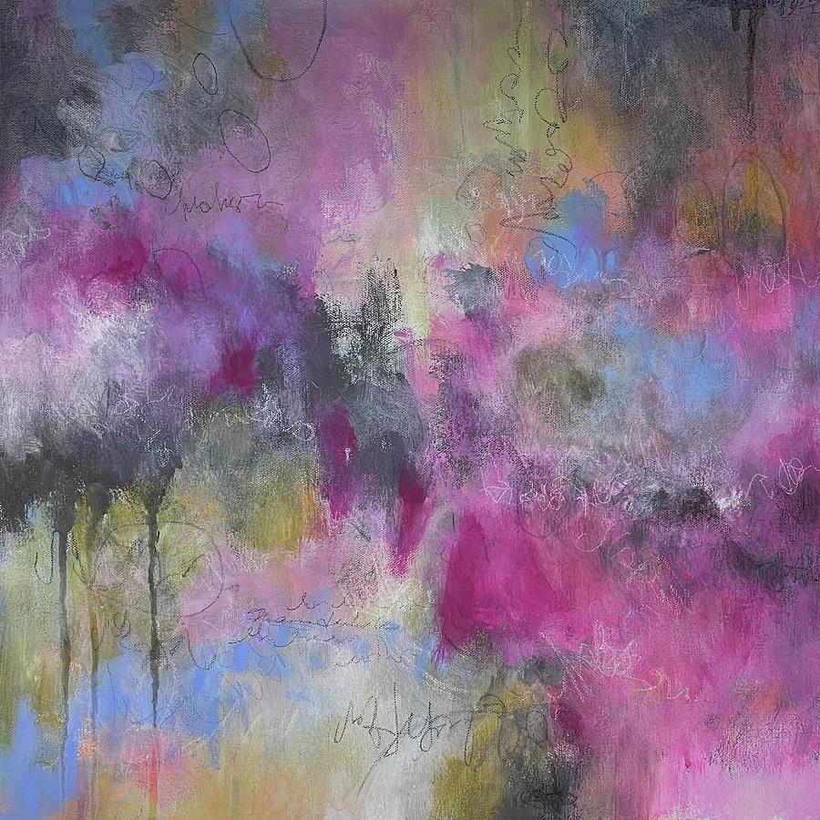 Purple Haze II Painting by Chris Burton