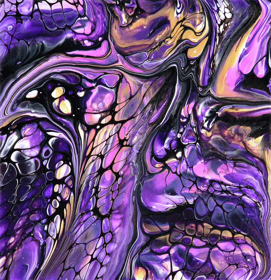 Purple Haze Painting by Tracy Bowman - Pixels