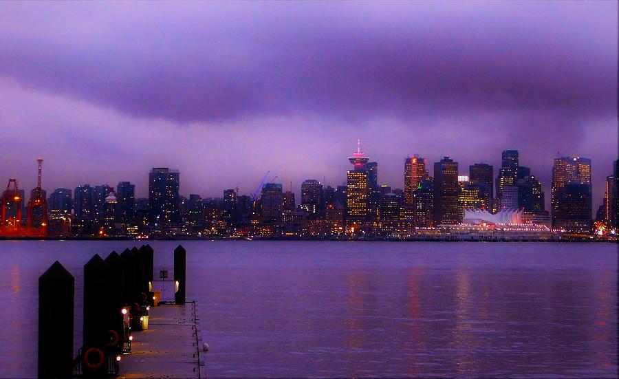 - Purple Haze - Vancouver BC Photograph by THERESA Nye