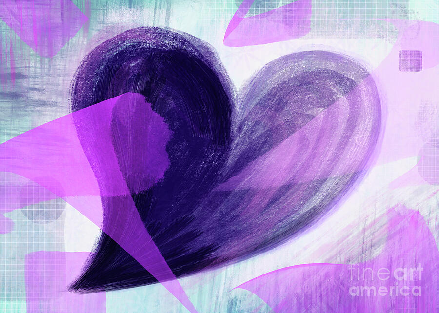 Purple Heart Digital Art