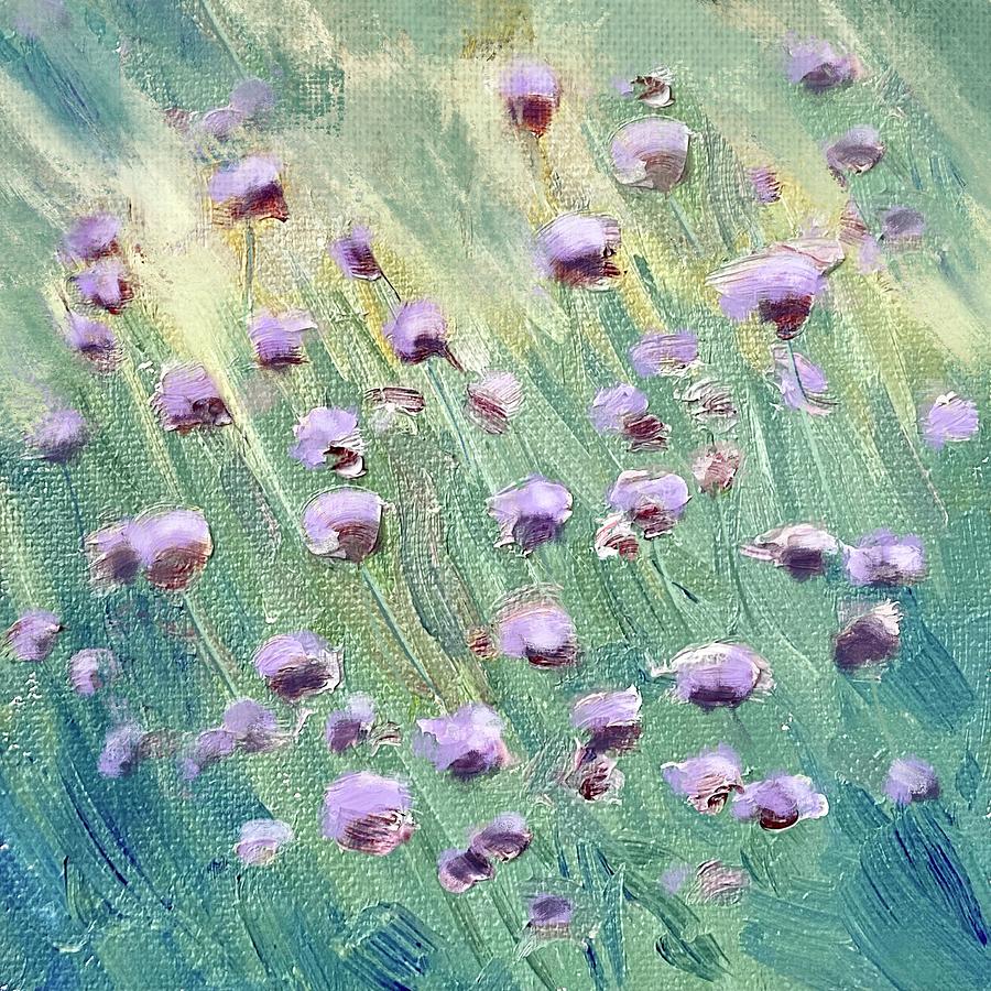 Purple Impressionistic Flowers Painting By Masha Batkova - Fine Art America