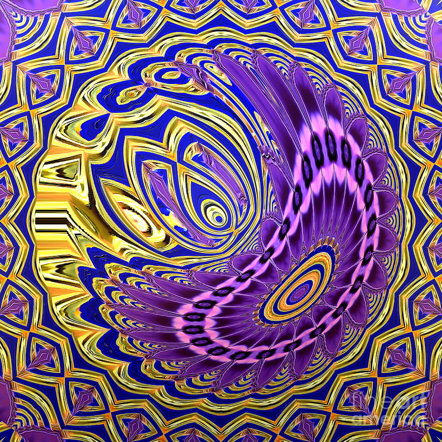 Purple Lacy Mandala Enfolding Photograph by Sea Change Vibes
