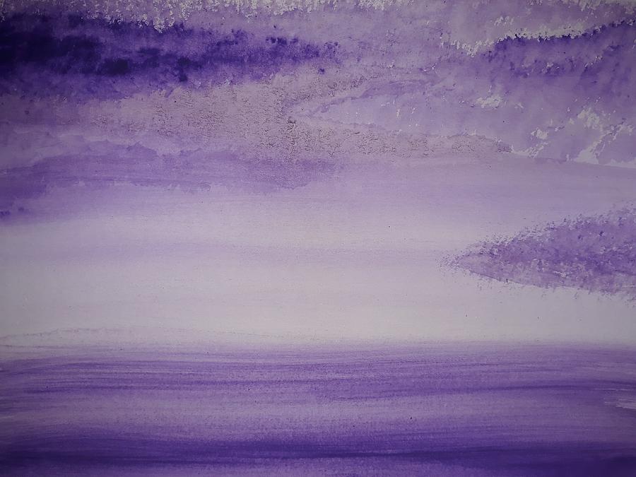 Purple Morning  Painting by Vale Anoai
