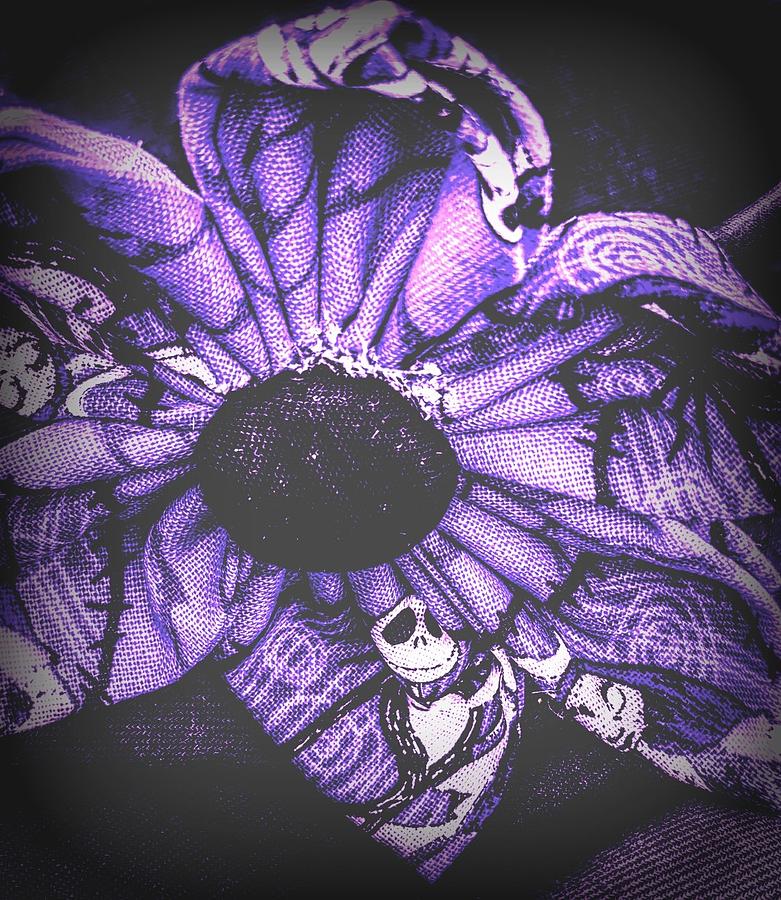 Purple Nightmare Sunflower Photograph