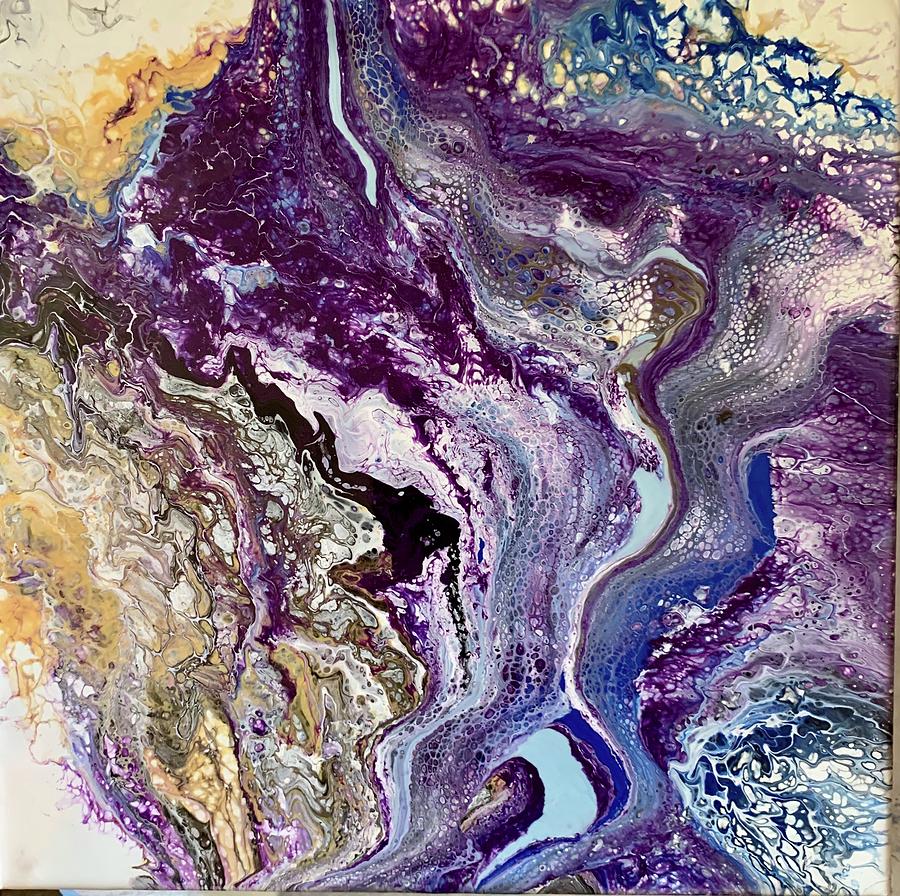 Purple Ocean Painting by Tanya Sigler - Fine Art America