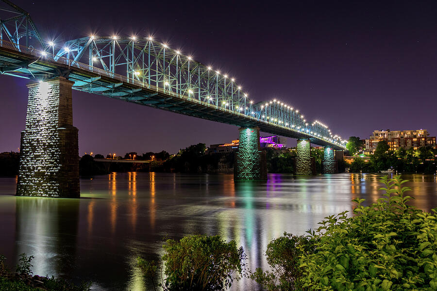 Purple Over Bridge Photograph by Bobby Ryan Purple Over Bridge Photograph by Bobby Ryan