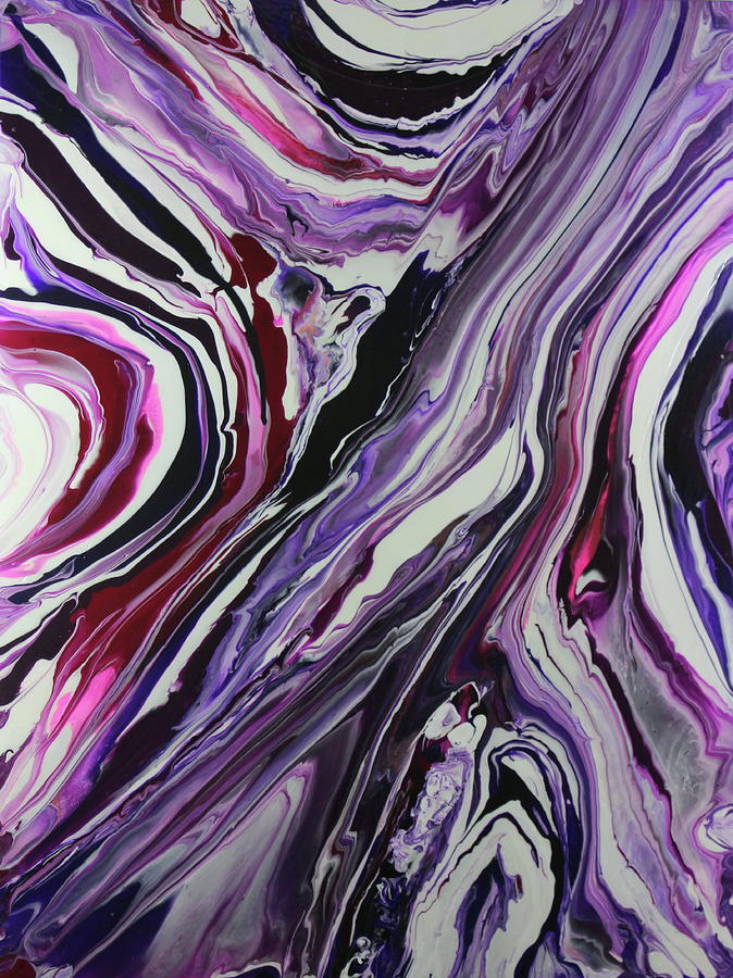 Purple Paradox 2 Painting by Madeleine Arnett