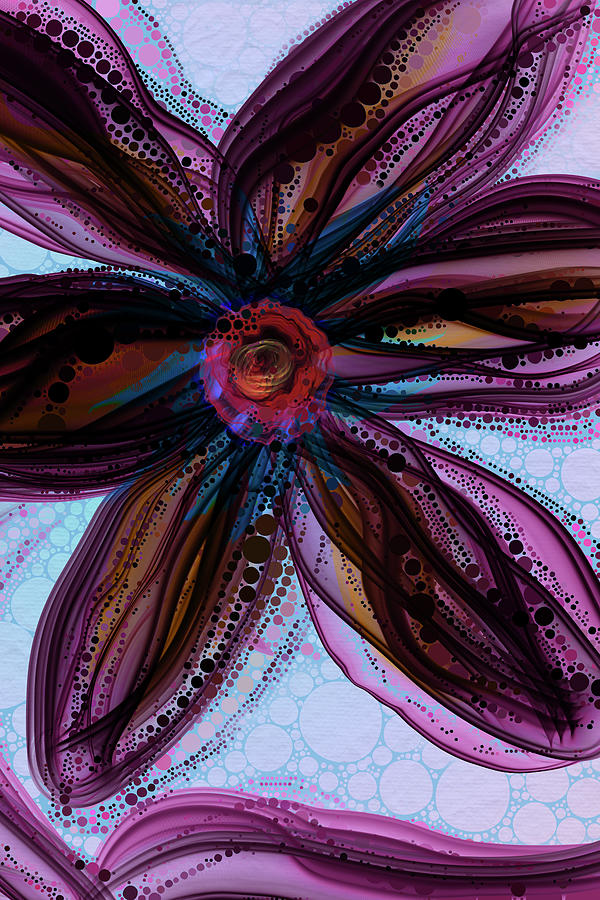 Purple Passion Digital Art by Peggy Collins