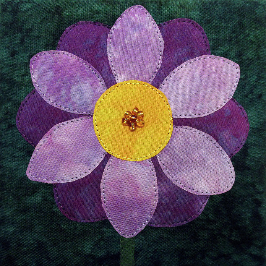 Purple Flower Tapestry - Textile - Purple Petals by Pam Geisel