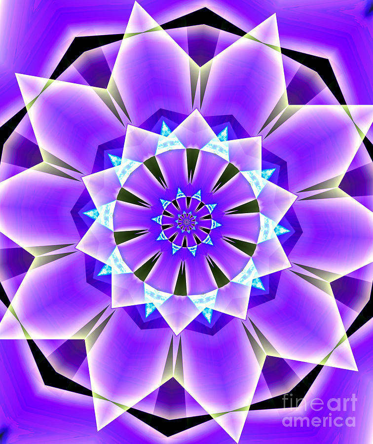 Purple Petals Digital Art by Raven Deem