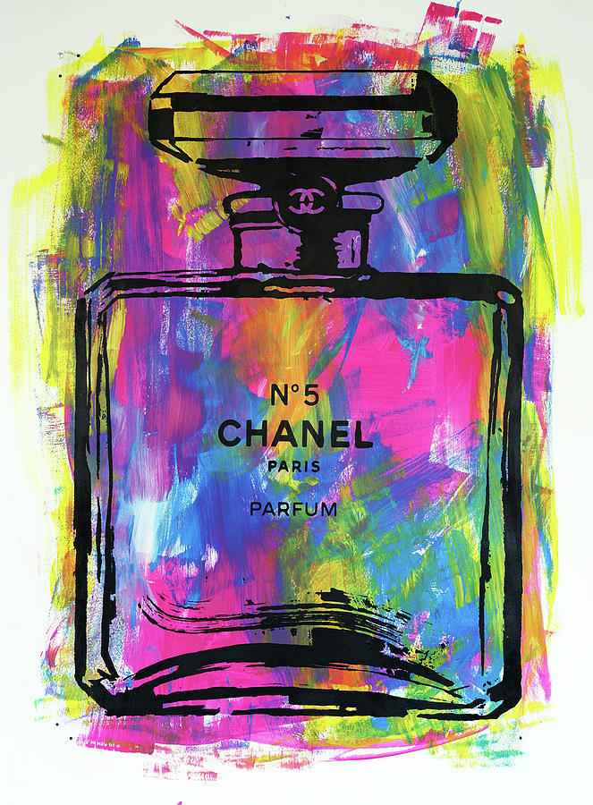 Purple Pink Chanel Mixed Media by James Hudek - Fine Art America
