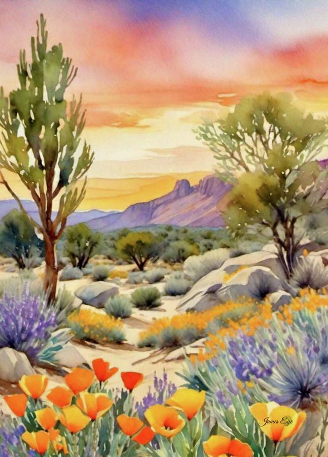 Purple Plateau Digital Art by James Eye - Fine Art America