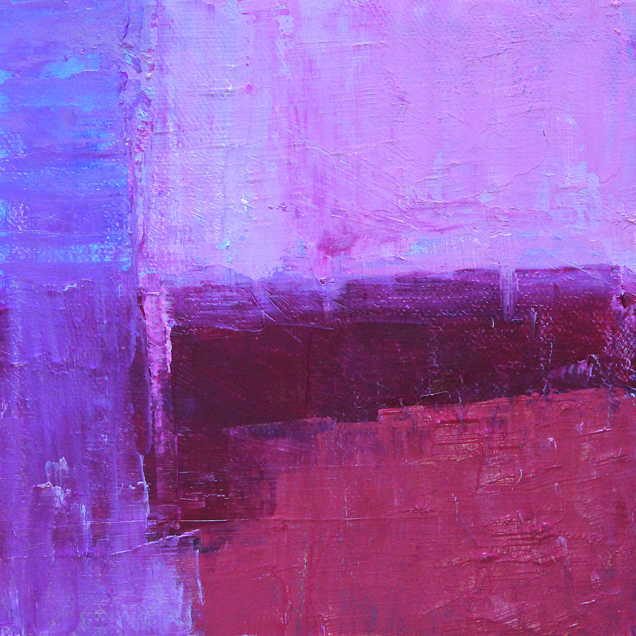 Purple Rain Painting by Nancy Merkle
