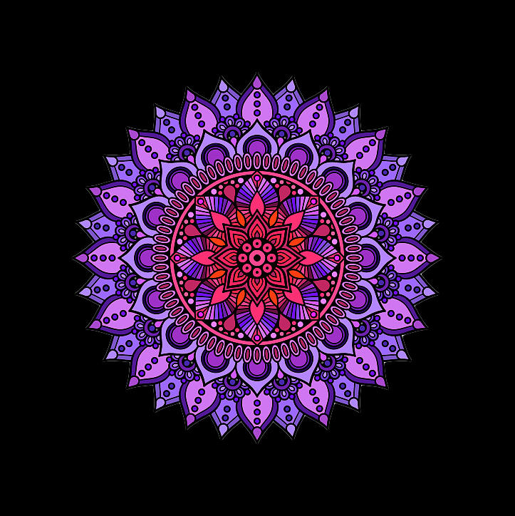 Purple Red Tones Digital Art by G Lamar Yancy