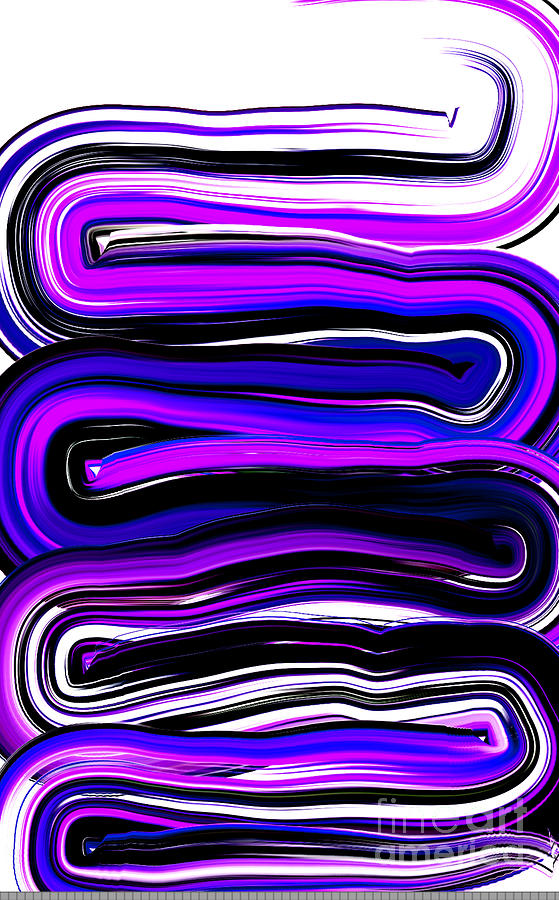 Purple River Digital Art by Scott S Baker