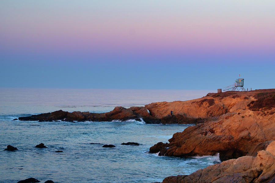 Purple Sky Over the Ocean Photograph by Matthew DeGrushe