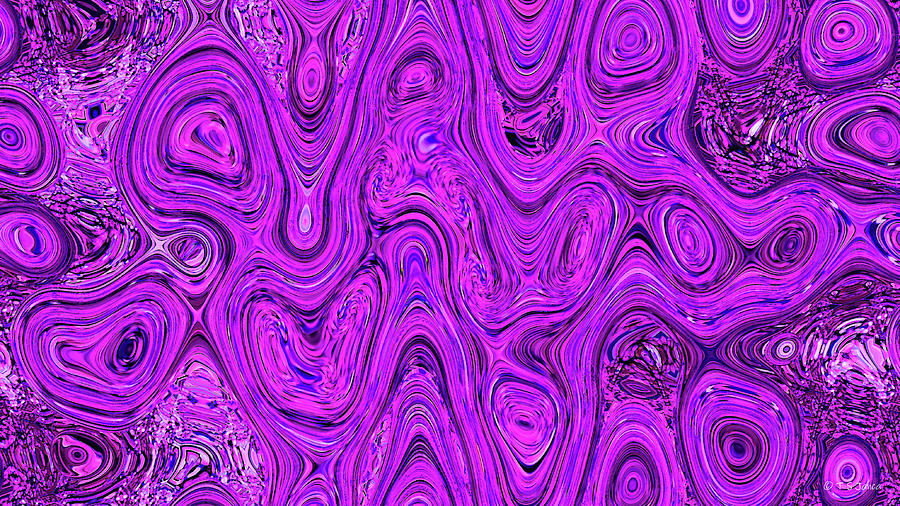 Purple Smoke  Digital Art by Tom Janca