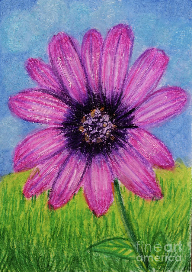 Purple Soprano Painting by Dorothy Lee