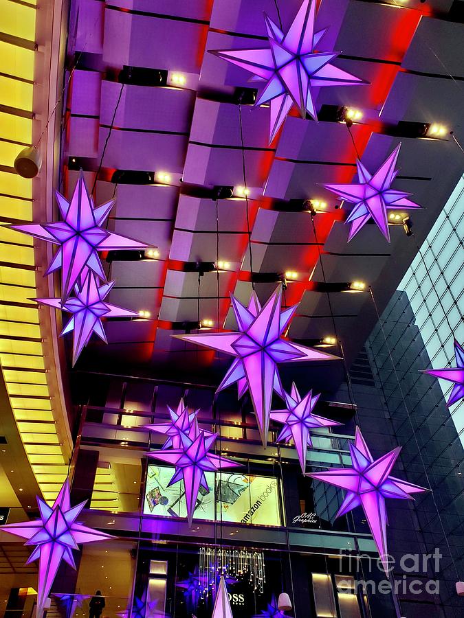 Purple Stars Photograph by CAC Graphics
