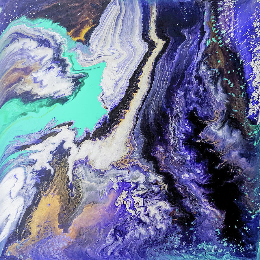 Purple Storm Painting by Alina Wu - Fine Art America