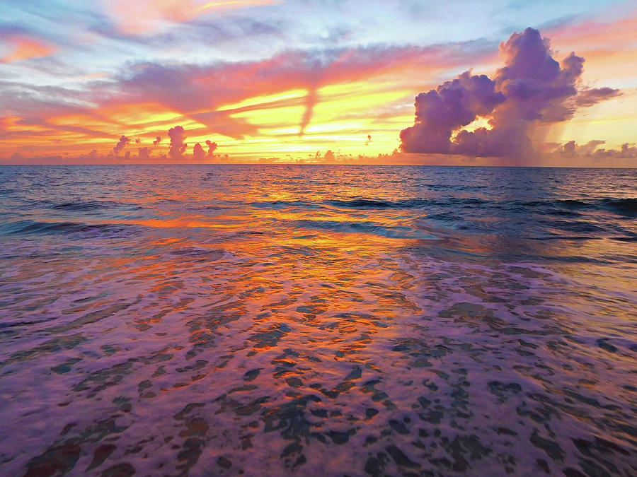 Purple Surf Photograph by Jerry O'Rourke - Fine Art America