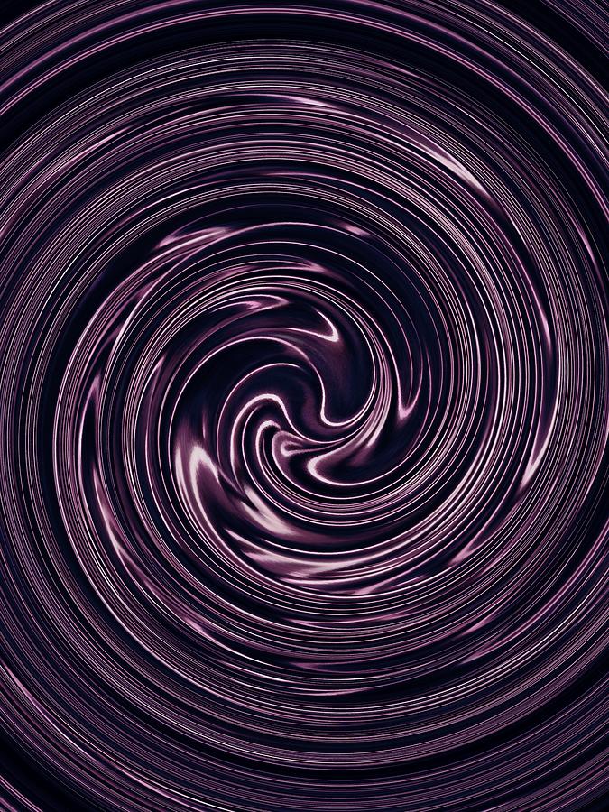 Purple Swirl Photograph by Dietmar Scherf