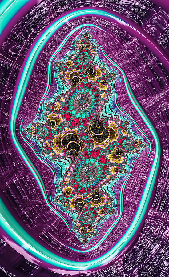 Purple Swirl Digital Art by Vickie Fiveash