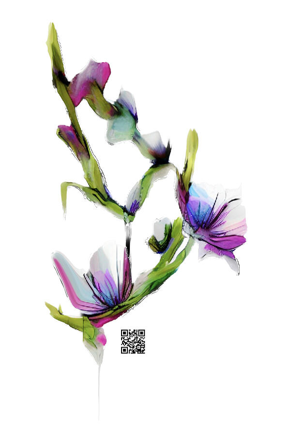 Purple Twist Digital Art by Rafael Salazar