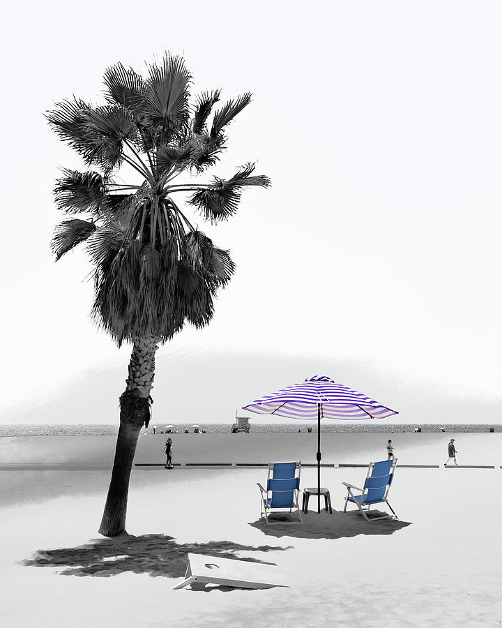 Purple Umbrella Photograph by Jerry Cowart
