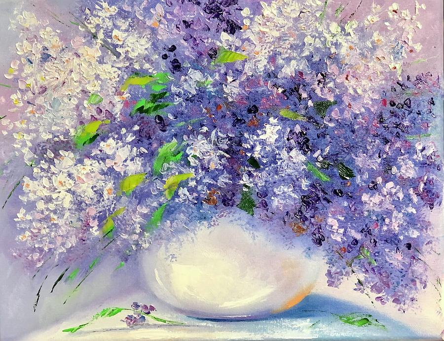 Purple Vibe Painting by Marina Wirtz - Fine Art America