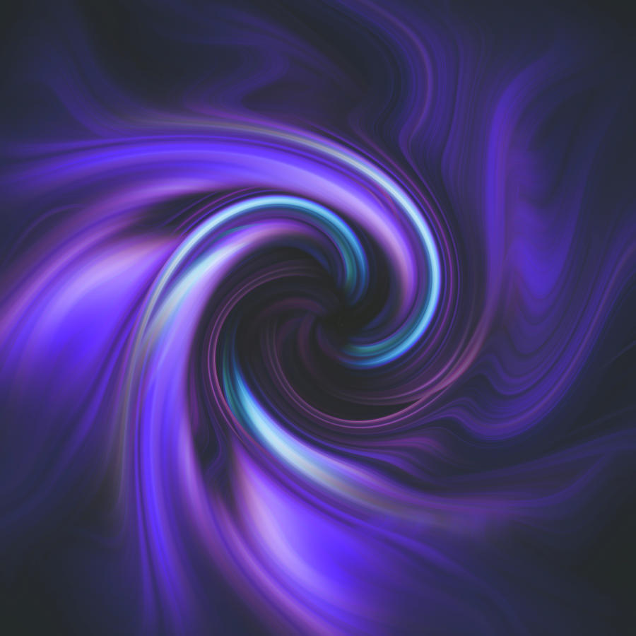 Purple vortex Digital Art by Melissa Mitchell - Fine Art America