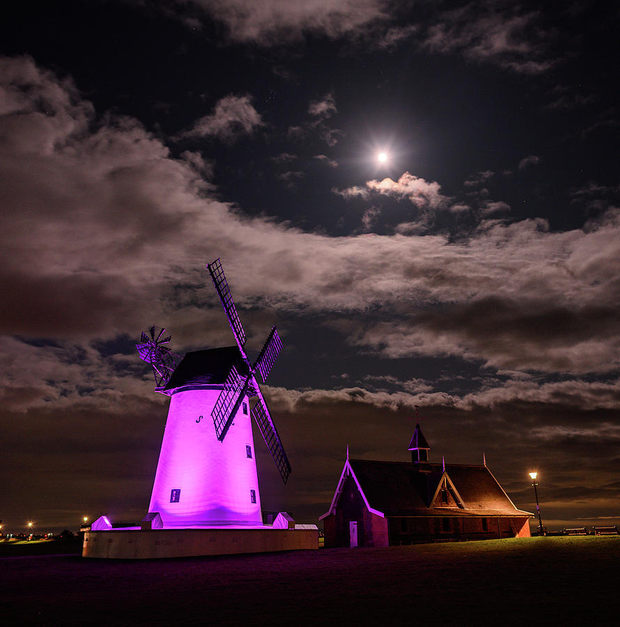 Purple Windmill Photograph By Mark Mc Neill 4738