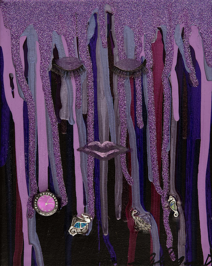 Purple Mixed Media - Purple Woman by AliciaKay
