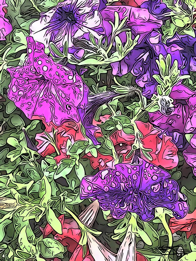 Purples After the Rains Digital Art by Barbara Tristan