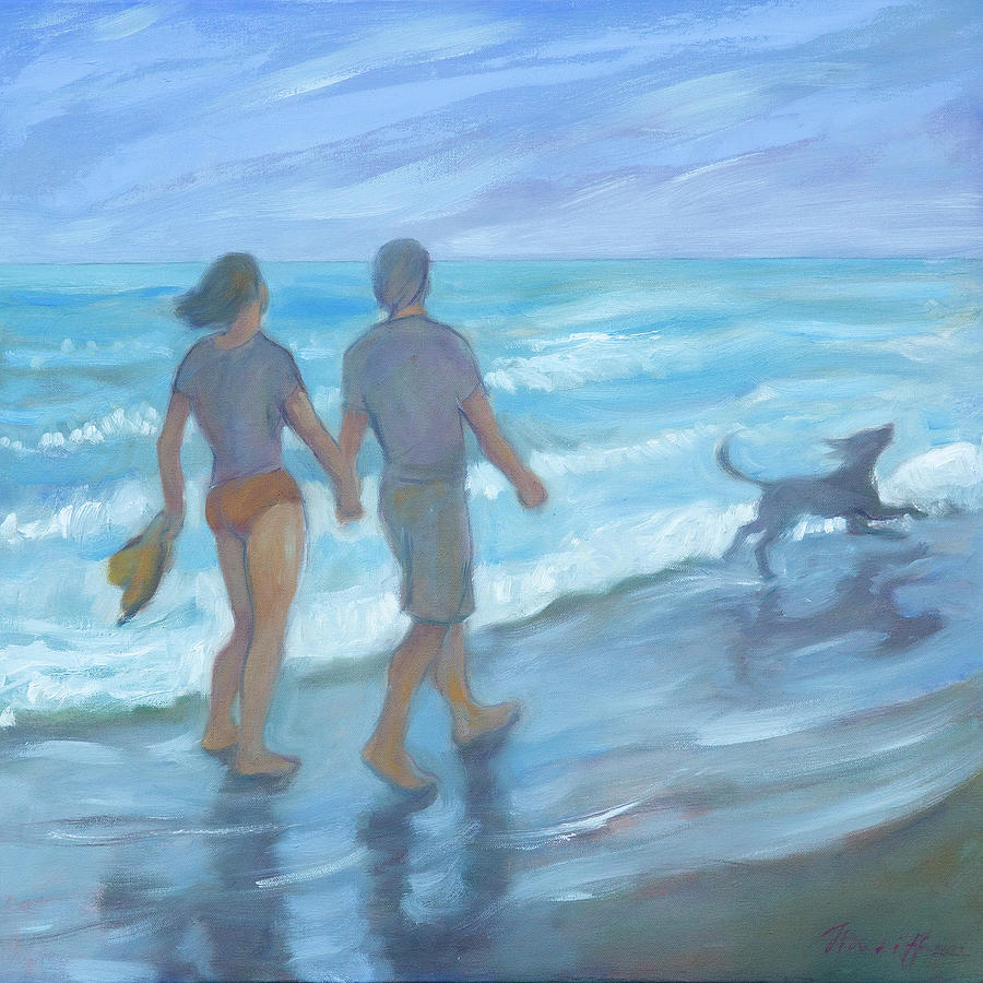 Pursuing Happiness Painting by Laura Lee Cundiff