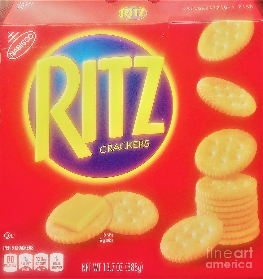 Puttin on the Empty RITZ Crackers Box for Covid 19  Photograph by Richard W Linford