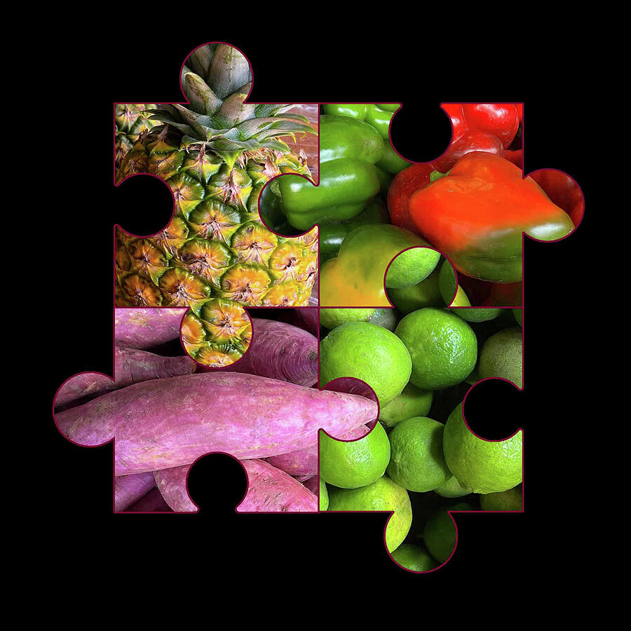 Puzzle Market Foods Digital Art by Fran Hogan Puzzle Market Foods Digital Art by Fran Hogan
