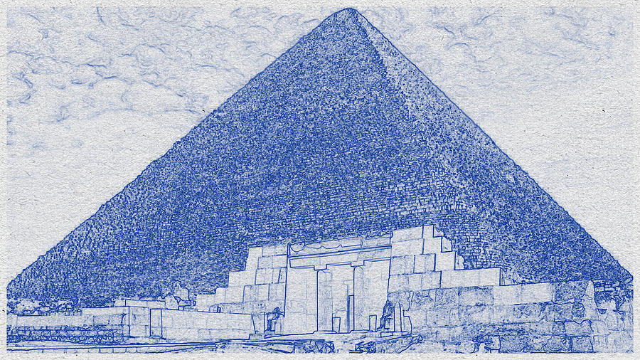  Pyramid Digital Art by Celestial Images