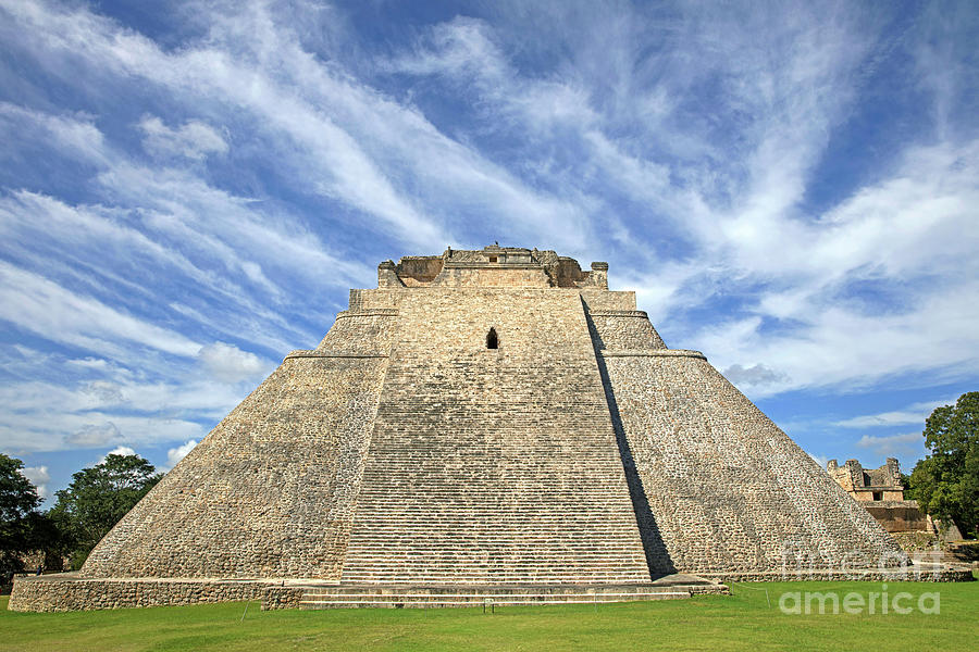 Pyramid of the Magician at Uxmal, Yucatan, Mexico Photograph by Arterra Picture Library