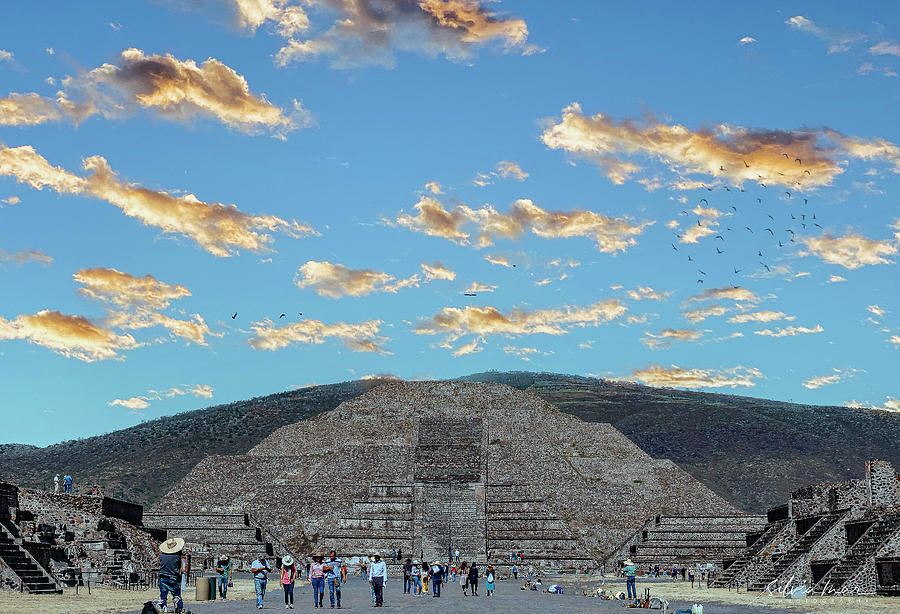 Pyramid of the Moon Teotihuacan Photograph by Silvia Marcoschamer