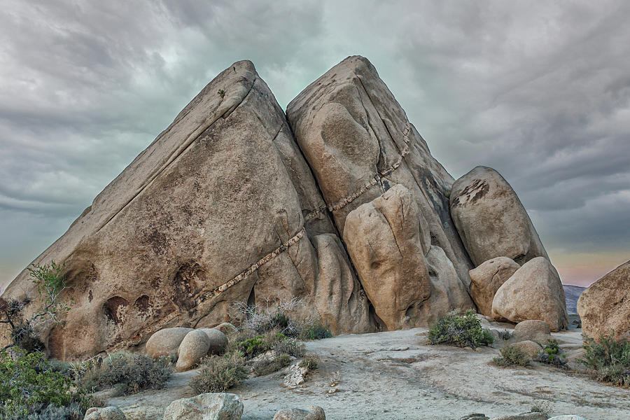 Pyramid Rocks Photograph by Alison Frank