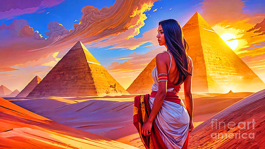 Pyramids Beauty I Digital Art by Munir Alawi